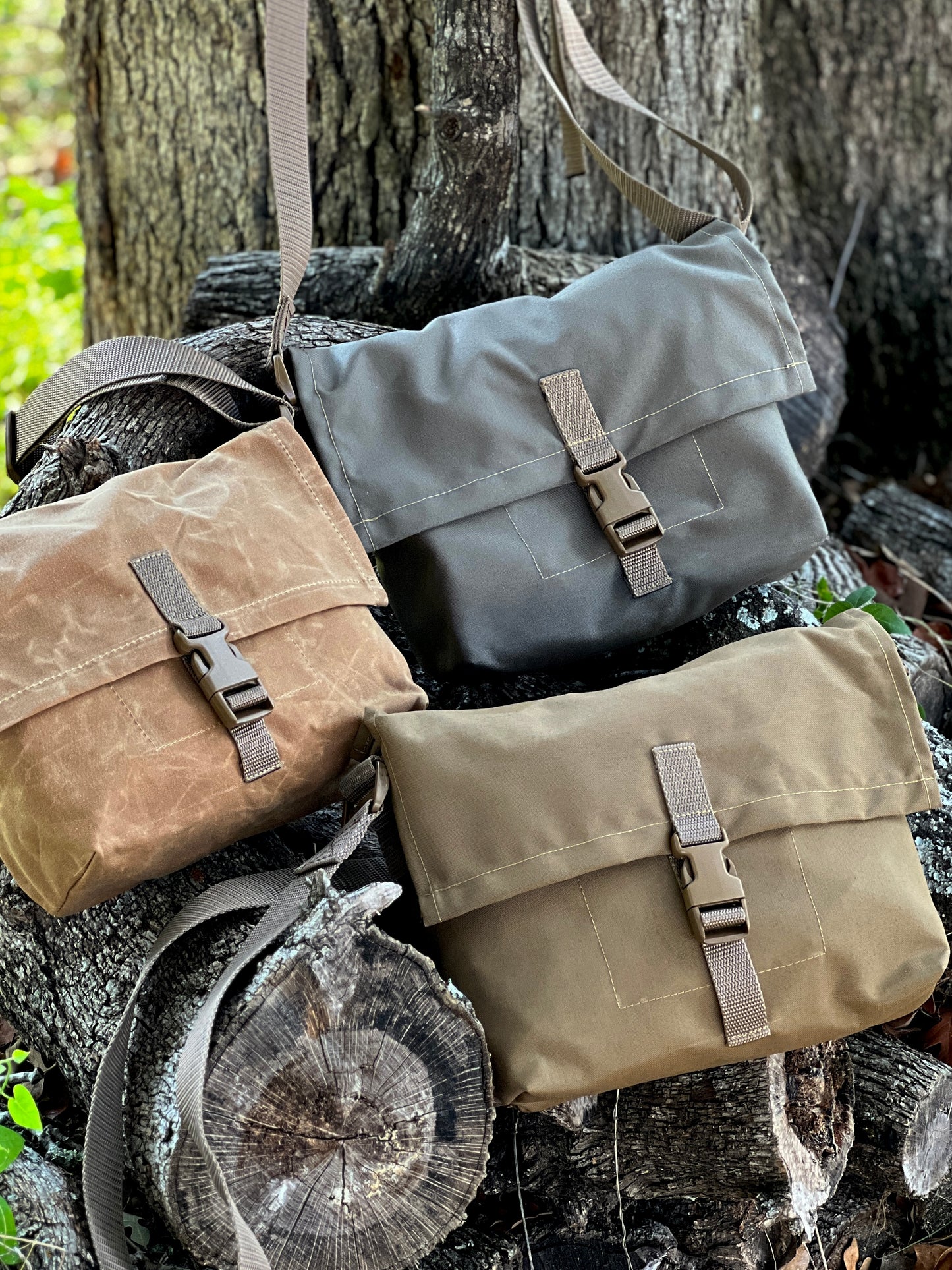 leather field bag