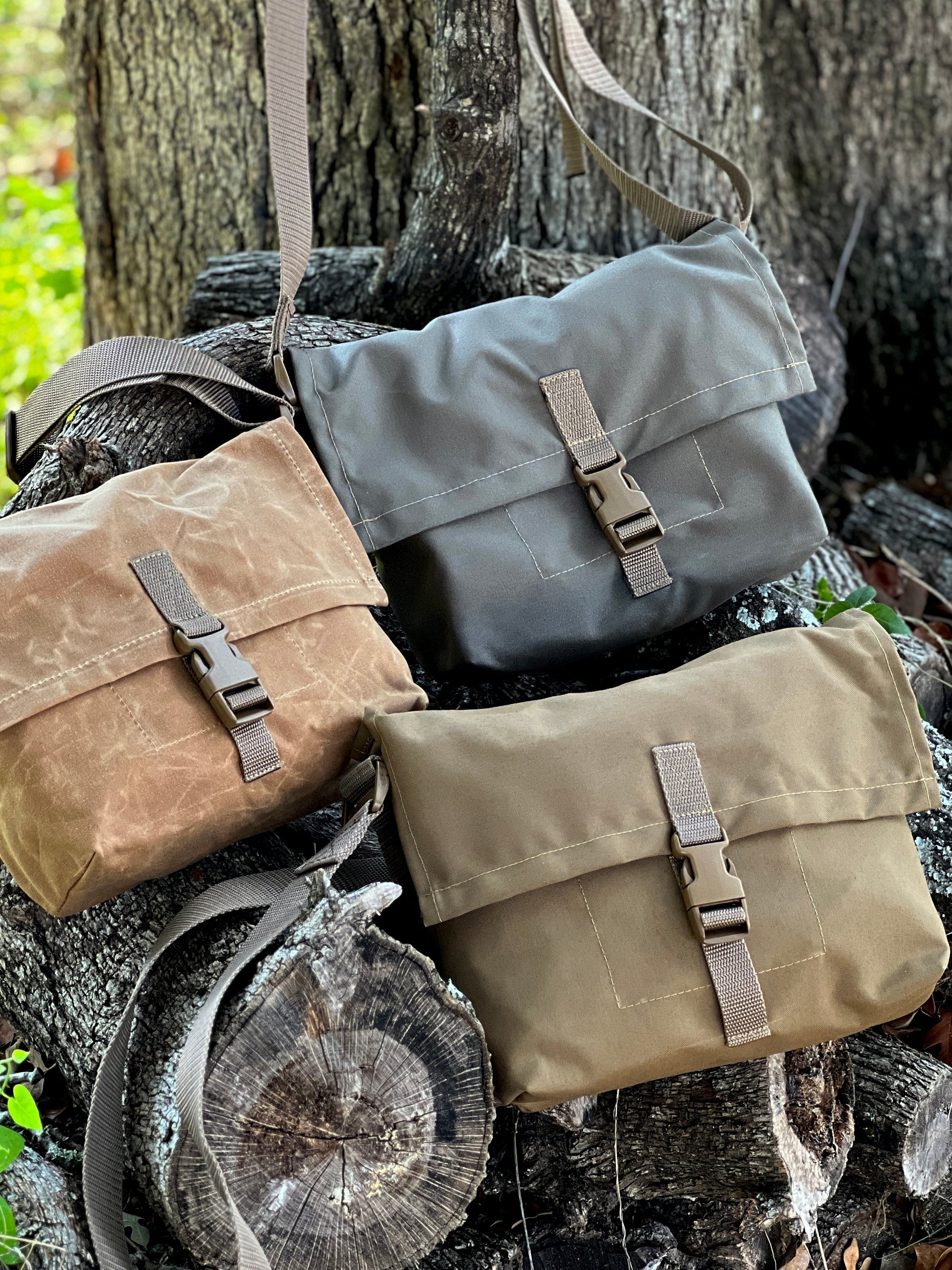 leather field bag