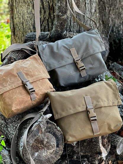 leather field bag