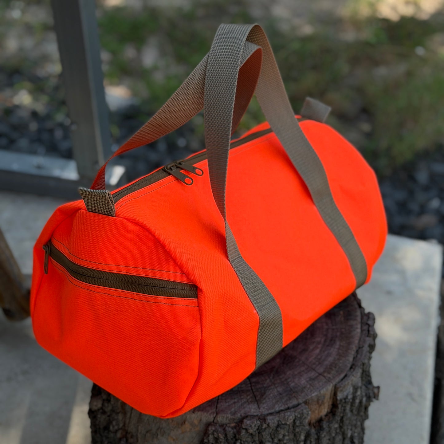 Blaze Orange Mini-Duffel
